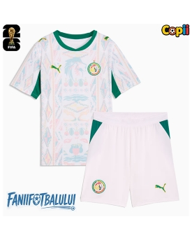 Senegal Echipament de Fotbal Replică Mondial 2026 Copii Acasa (+ Șorturi)